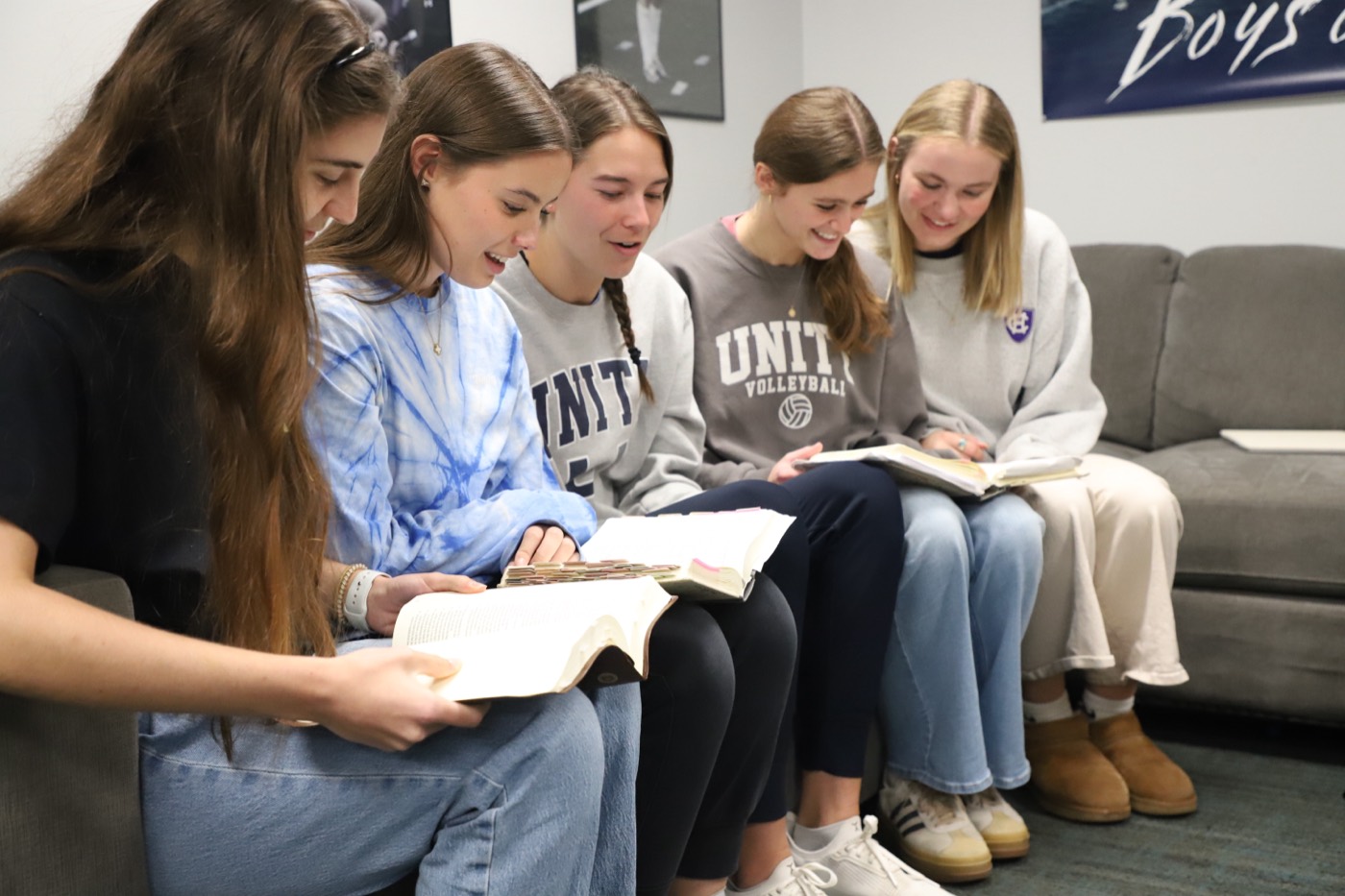 High school students at Unity