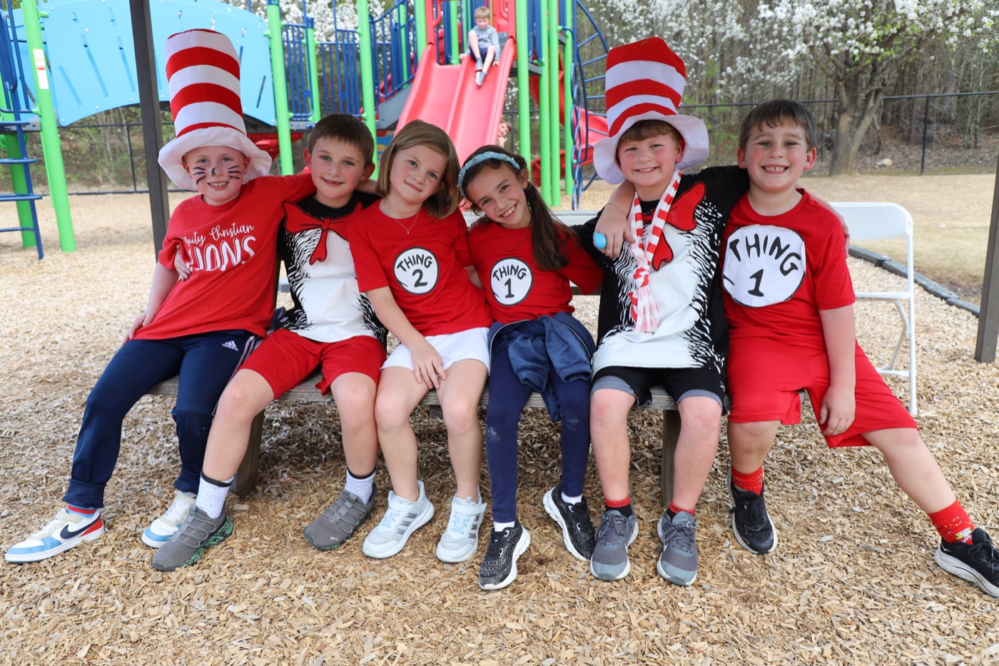 Unity preschoolers on Dr. Seuss day
